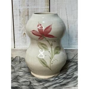Stunning Studio‎ Art Pottery Vase Glazed and Hand Painted by Carol Nelson